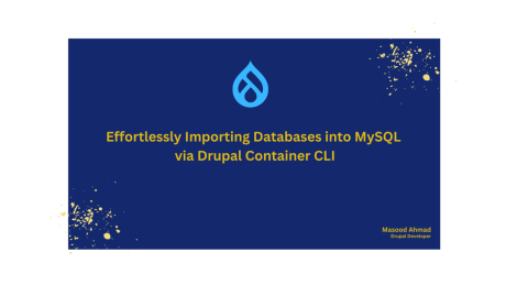 Effortlessly Importing Databases into MySQL via Drupal Container CLI