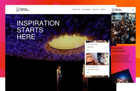Walsh Bay Arts Precinct homepage