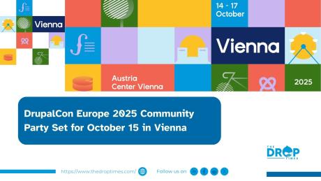 DrupalCon Europe 2025 Community Party Set for October 15 in Vienna