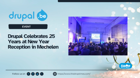 Drupal Celebrates 25 Years at New Year Reception in Mechelen