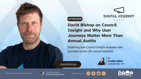 Portrait of David Bishop, creator of Council Insight, featured in a Drop Times interview