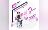 microsites concept illustration