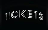 Tickets written in black background