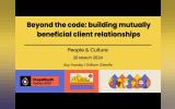 Beyond the code