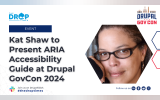 Kat Shaw to Present ARIA Accessibility Guide at Drupal GovCon 2024
