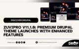 ZuviPro v11.1.0: Premium Drupal Theme Launches with Enhanced Features