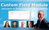 Talking Drupal #505 - Custom Field Module thumbnail with the images of hosts and guests