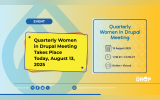 Quarterly Women in Drupal Meeting Takes Place Today, August 13, 2025