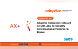 Adaptive Integrates Interact AI with AX+ to Simplify Conversational Features in Drupal