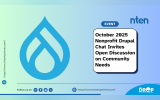 October 2025 Nonprofit Drupal Chat Invites Open Discussion on Community Needs