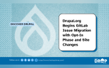 Drupal.org Begins GitLab Issue Migration with Opt-In Phase and Site Changes