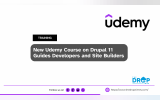 New Udemy Course on Drupal 11 Guides Developers and Site Builders