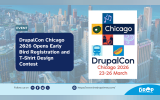 DrupalCon Chicago 2026 Opens Early Bird Registration and T-Shirt Design Contest