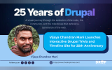 Vijaya Chandran Mani Launches Interactive Drupal Trivia and Timeline Site for 25th Anniversary